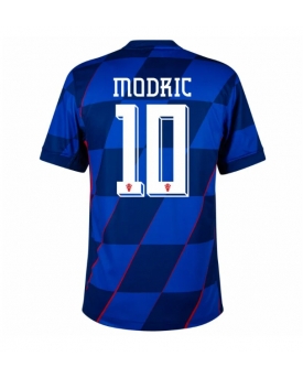 Croazia Luka Modric #10 Maglia Gara Trasferta Repliche Europei 2024